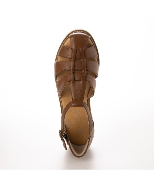 ing（イング）の「【WEB・一部店舗限定】【サスティナブルシリーズ】グルカフラットサンダル（サンダル・レディース・ブラウン/ホワイト/ブラック/ブラック系その他2/ストーン/ホワイト×ブラック/シルバー/ダークブラウン・22.5cm/23.5cm/24.5cm/23cm/24cm）」の20枚目の写真