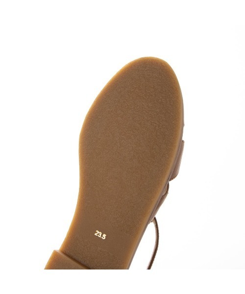 ing（イング）の「【WEB・一部店舗限定】【サスティナブルシリーズ】グルカフラットサンダル（サンダル・レディース・ブラウン/ホワイト/ブラック/ブラック系その他2/ストーン/ホワイト×ブラック/シルバー/ダークブラウン・22.5cm/23.5cm/24.5cm/23cm/24cm）」の19枚目の写真