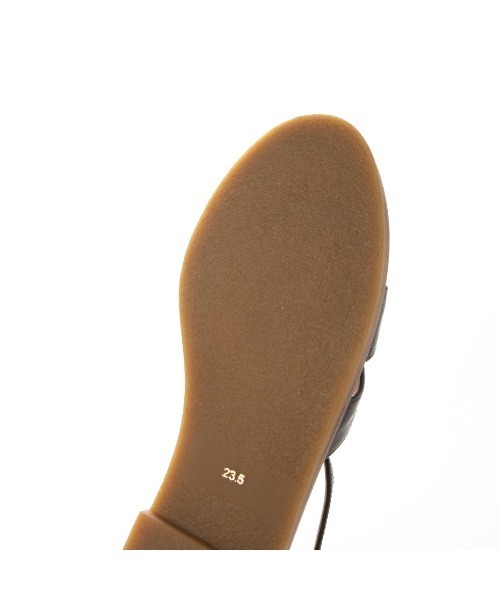 ing（イング）の「【WEB・一部店舗限定】【サスティナブルシリーズ】グルカフラットサンダル（サンダル・レディース・ブラウン/ホワイト/ブラック/ブラック系その他2/ストーン/ホワイト×ブラック/シルバー/ダークブラウン・22.5cm/23.5cm/24.5cm/23cm/24cm）」の14枚目の写真