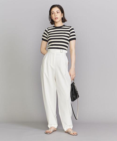 TheOpen Product(ザオープンプロダクト)の「【別注】<TheOpen Product>ボーダー Tシャツ(Tシャツ/カットソー・レディース・ブラック/ワインレッド・FREE)」の7枚目の写真