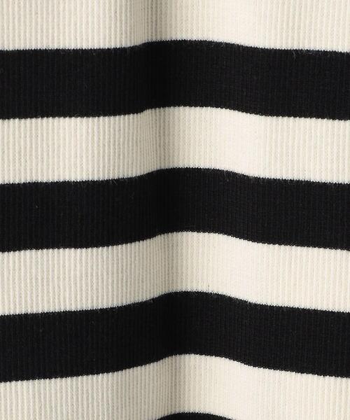 TheOpen Product(ザオープンプロダクト)の「【別注】<TheOpen Product>ボーダー Tシャツ(Tシャツ/カットソー・レディース・ブラック/ワインレッド・FREE)」の14枚目の写真