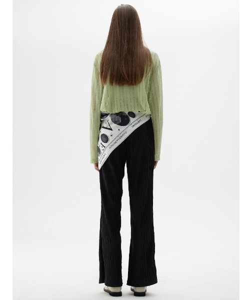 LARTIGENT（ラーティゼン）の「A'GEM/9 × .kom『LARTIGENT/ラーティゼン』LY DAMAGE T-SHIRT/ダメージデザイン ロングスリーブカットソー 長袖Tシャツ（Tシャツ/カットソー・レディース・ブラック/ブルー/グリーン・FREE）」の15枚目の写真
