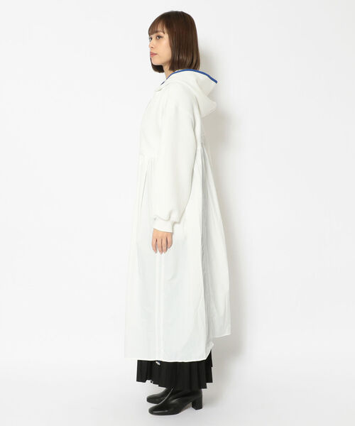 Risley（リズレー）の「【別注】Risley/リズレー/ロング切り替えパーカー（パーカー・レディース・ブラック/オフホワイト・FREE）」の11枚目の写真