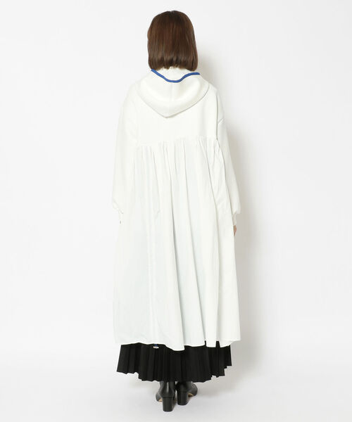 Risley（リズレー）の「【別注】Risley/リズレー/ロング切り替えパーカー（パーカー・レディース・ブラック/オフホワイト・FREE）」の12枚目の写真