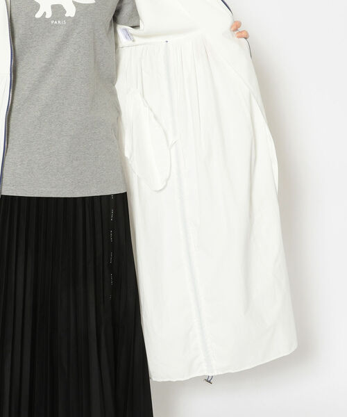 Risley（リズレー）の「【別注】Risley/リズレー/ロング切り替えパーカー（パーカー・レディース・ブラック/オフホワイト・FREE）」の15枚目の写真