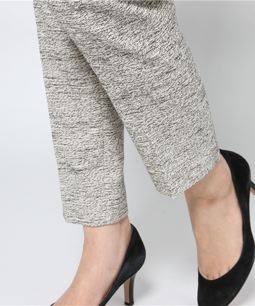 La TOTALITE（ラトータリテ）の「スプリングツイードパンツ。（その他パンツ・レディース・ブラック/イエロー・36/38/40）」の4枚目の写真