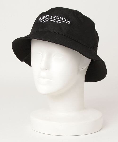 ARMANI EXCHANGE（アルマーニエクスチェンジ）の「【A|X アルマーニ エクスチェンジ】ロゴ　バケットハット（ハット・メンズ・ブラック・FREE）」の3枚目の写真