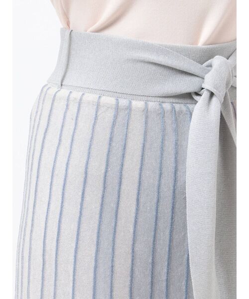 LAGUNAMOON（ラグナムーン）の「シアーグラデーションニットスカート（スカート・レディース・グリーン/ライトブルー/オレンジ・SMALL/MEDIUM）」の21枚目の写真