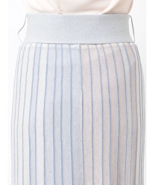 LAGUNAMOON（ラグナムーン）の「シアーグラデーションニットスカート（スカート・レディース・グリーン/ライトブルー/オレンジ・SMALL/MEDIUM）」の10枚目の写真