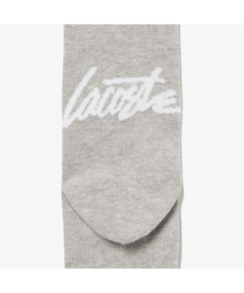 LACOSTE(ラコステ)の「スクリプトブランドネームロゴミドル丈ソックス(ソックス/靴下・メンズ・ホワイト/スカイブルー/ブラック/グレー・27.0cm)」の15枚目の写真