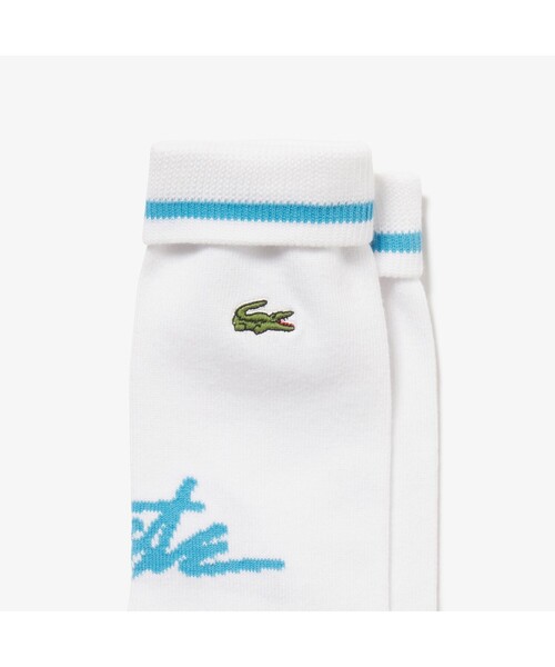 LACOSTE(ラコステ)の「スクリプトブランドネームロゴミドル丈ソックス(ソックス/靴下・メンズ・ホワイト/スカイブルー/ブラック/グレー・27.0cm)」の16枚目の写真