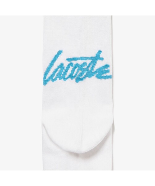 LACOSTE(ラコステ)の「スクリプトブランドネームロゴミドル丈ソックス(ソックス/靴下・メンズ・ホワイト/スカイブルー/ブラック/グレー・27.0cm)」の12枚目の写真