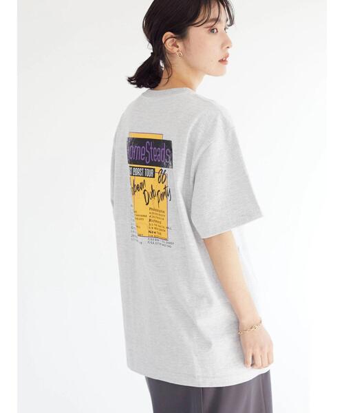 Green　Parks（グリーンパークス）の「■HOME STEADS ツアーTEE（Tシャツ/カットソー・レディース・グレー・FREE）」の12枚目の写真