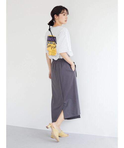 Green　Parks（グリーンパークス）の「■HOME STEADS ツアーTEE（Tシャツ/カットソー・レディース・グレー・FREE）」の6枚目の写真