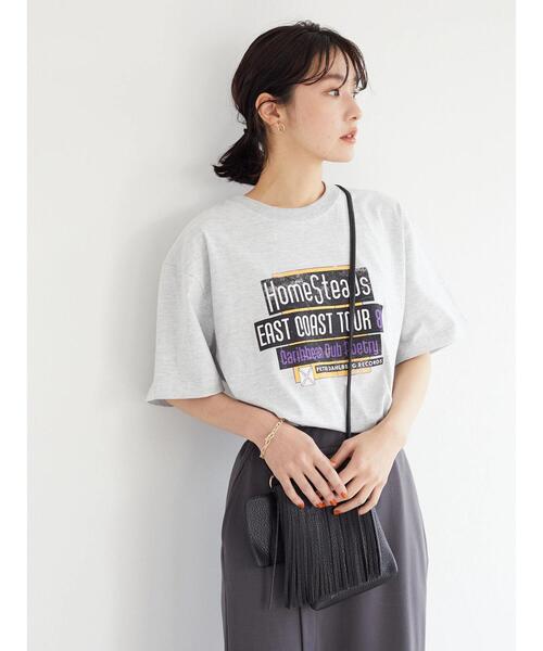 Green　Parks（グリーンパークス）の「■HOME STEADS ツアーTEE（Tシャツ/カットソー・レディース・グレー・FREE）」の10枚目の写真