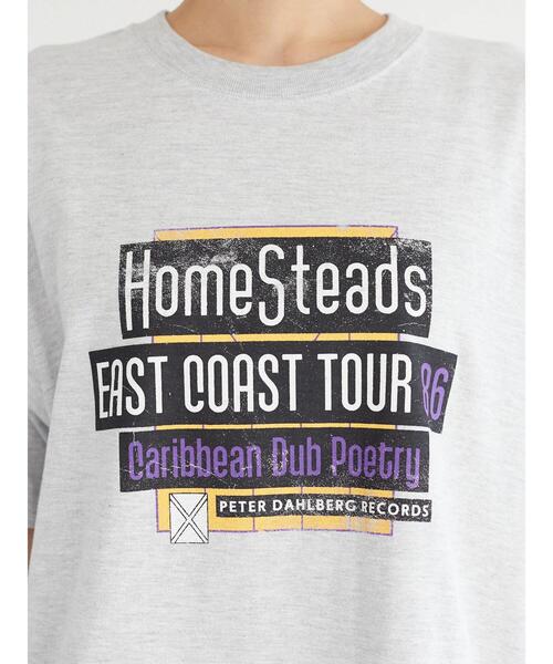 Green　Parks（グリーンパークス）の「■HOME STEADS ツアーTEE（Tシャツ/カットソー・レディース・グレー・FREE）」の7枚目の写真