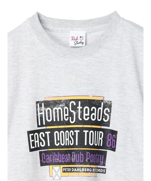 Green　Parks（グリーンパークス）の「■HOME STEADS ツアーTEE（Tシャツ/カットソー・レディース・グレー・FREE）」の3枚目の写真