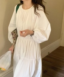 Doula Doula（ドゥーラドゥーラ）の「ティアードAラインワンピース（ワンピース・レディース）」