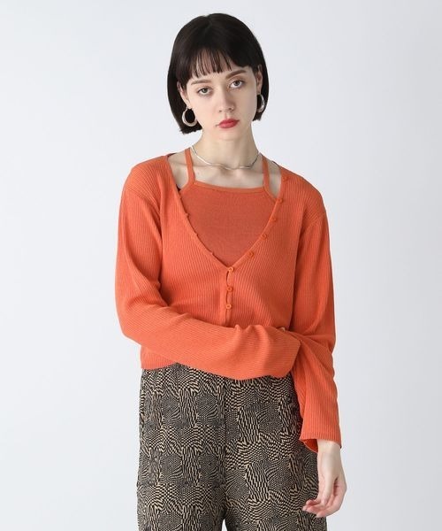 新品未使用 JEANASIS（ジーナシス）の「12GレーヨンナイロンリブショートV