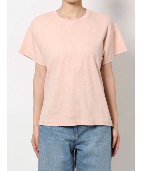 Ungrid（アングリッド）の「草木染テレコTee（Tシャツ/カットソー・レディース・ピンク/オレンジ/ブルー/グリーン/アイボリー・FREE）」の19枚目の写真