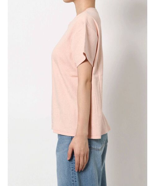 Ungrid（アングリッド）の「草木染テレコTee（Tシャツ/カットソー・レディース・ピンク/オレンジ/ブルー/グリーン/アイボリー・FREE）」の16枚目の写真