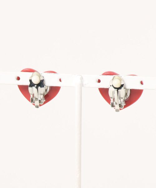 Fun & Daily（ファンアンドデイリー）の「F&D : ビビットハートイヤリング（イヤリング・レディース・レッド/ブルー/グリーン・FREE）」の4枚目の写真