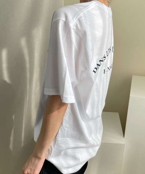VitaFelice(ヴィータフェリーチェ)の「バックロゴプリントTシャツ(Tシャツ/カットソー・レディース・チャコールグレー/ライトグリーン/ホワイト・FREE)」の17枚目の写真