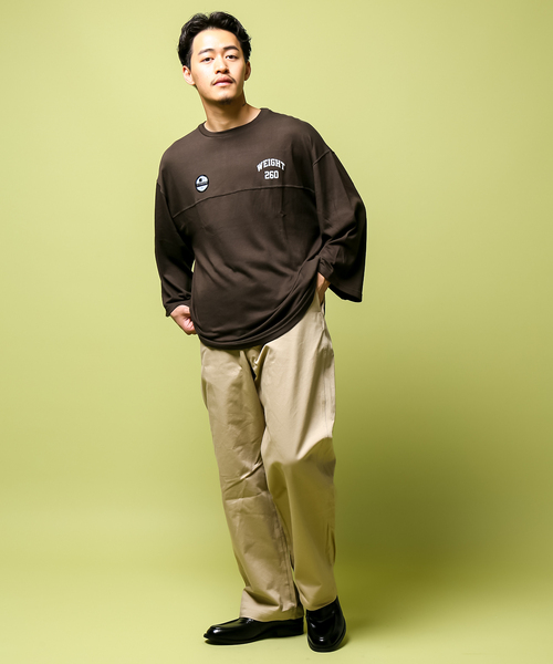 B.C STOCK(ベーセーストック)の「プレーティング F/BT(Tシャツ/カットソー・メンズ・ライトホワイト/ブラック系その他/ピンク系その他・MEDIUM/LARGE)」の22枚目の写真