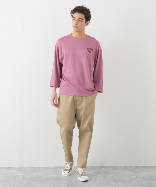 B.C STOCK(ベーセーストック)の「プレーティング F/BT(Tシャツ/カットソー・メンズ・ライトホワイト/ブラック系その他/ピンク系その他・MEDIUM/LARGE)」の15枚目の写真