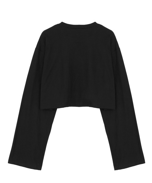 Figments(フィグメンツ)の「クロップドロゴロンT(Tシャツ/カットソー・レディース・ホワイト/ブラック・FREE)」の9枚目の写真