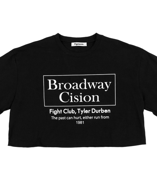 Figments(フィグメンツ)の「クロップドロゴロンT(Tシャツ/カットソー・レディース・ホワイト/ブラック・FREE)」の10枚目の写真