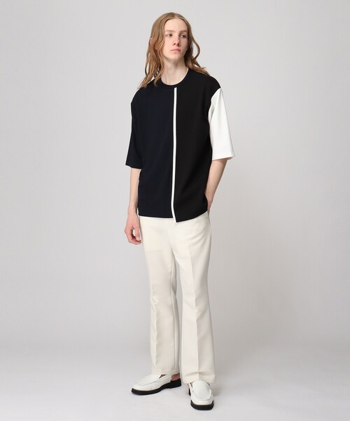 tk.TAKEO KIKUCHI（ティーケータケオキクチ）の「◆クォータースイッチカットソー（Tシャツ/カットソー・メンズ・ホワイト系5/ネイビー系4/ブラック系4・02/03）」の16枚目の写真