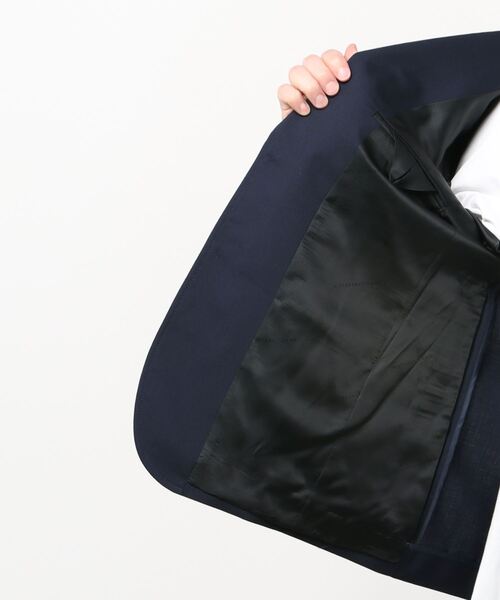 MR.GENTLEMAN（ミスタージェントルマン）の「NAVY SET UP 2B JACKET（テーラードジャケット・メンズ・ネイビー・SMALL/LARGE）」の4枚目の写真