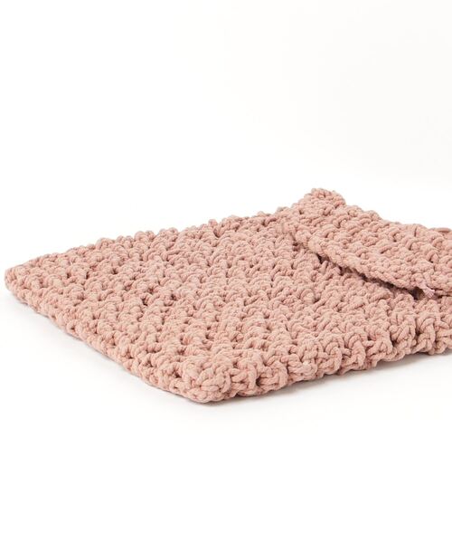 Badhiya（バディ―ヤ）の「Macrame shoulder bag - large（ショルダーバッグ・メンズ・ピンク/ネイビー・FREE）」の9枚目の写真