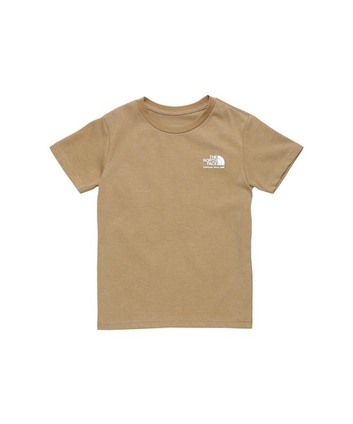 THE NORTH FACE（ザノースフェイス）の「THE NORTH FACE Kids S/S Historical Logo Tee NTJ32258（Tシャツ/カットソー・キッズ・ホワイト/ブラック/ベージュ・120/130/140/150）」の3枚目の写真