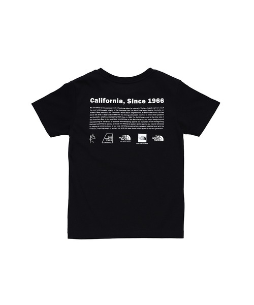 THE NORTH FACE（ザノースフェイス）の「THE NORTH FACE Kids S/S Historical Logo Tee NTJ32258（Tシャツ/カットソー・キッズ・ホワイト/ブラック/ベージュ・120/130/140/150）」の2枚目の写真