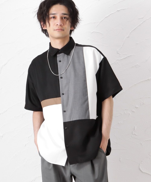 切り替え半袖シャツ（シャツ/ブラウス）｜URBAN COLLECTION（アーバン
