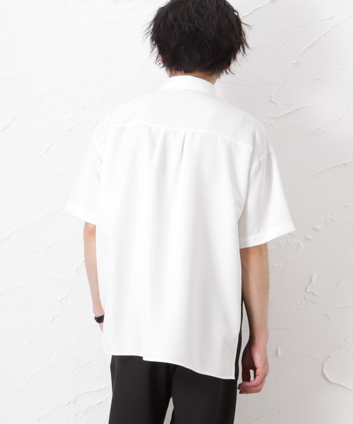 URBAN COLLECTION(アーバンコレクション)の「切り替え半袖シャツ(シャツ/ブラウス・メンズ・ブラック/ホワイト・L/M)」の16枚目の写真