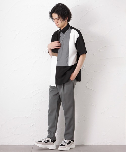 切り替え半袖シャツ（シャツ/ブラウス）｜URBAN COLLECTION（アーバン
