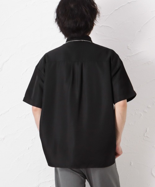 URBAN COLLECTION(アーバンコレクション)の「切り替え半袖シャツ(シャツ/ブラウス・メンズ・ブラック/ホワイト・L/M)」の21枚目の写真