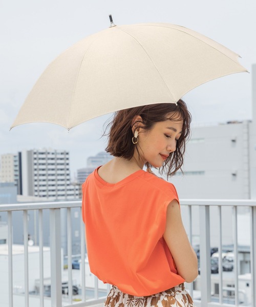 GLOBAL WORK（グローバルワーク）の「バンブー晴雨長傘/264774（長傘・レディース・ライトブルー/ブラック/ベージュ/グレー/その他/その他1・FREE）」の4枚目の写真