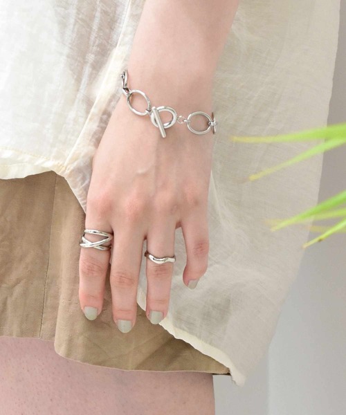 LHME（エルエイチエムイー）の「LHME ブランチリング/サージカルステンレス316L（金属アレルギー対応）（リング・レディース・シルバー/ゴールド・11号/9号/13号/15号）」の21枚目の写真