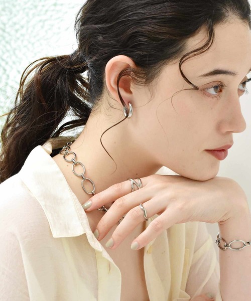 LHME（エルエイチエムイー）の「LHME ブランチリング/サージカルステンレス316L（金属アレルギー対応）（リング・レディース・シルバー/ゴールド・11号/9号/13号/15号）」の12枚目の写真