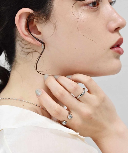 LHME（エルエイチエムイー）の「LHME ブランチリング/サージカルステンレス316L（金属アレルギー対応）（リング・レディース・シルバー/ゴールド・11号/9号/13号/15号）」の16枚目の写真