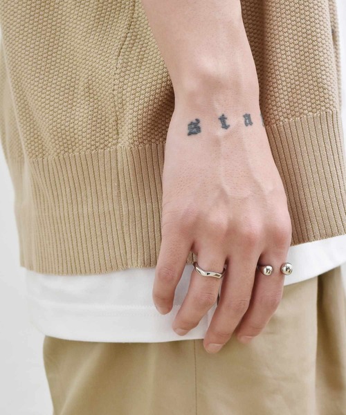 LHME（エルエイチエムイー）の「LHME ブランチリング/サージカルステンレス316L（金属アレルギー対応）（リング・レディース・シルバー/ゴールド・11号/9号/13号/15号）」の9枚目の写真