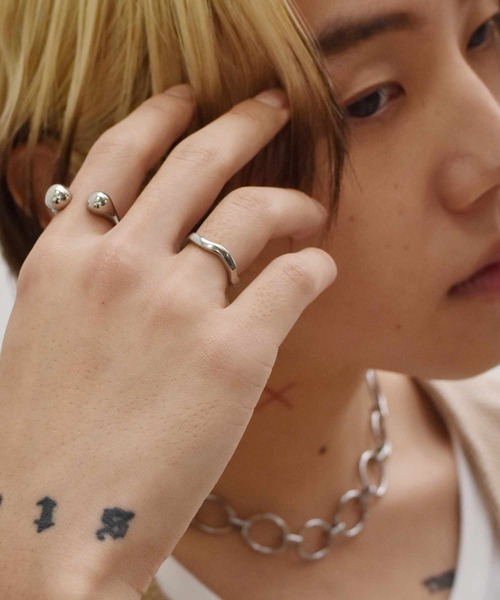 LHME（エルエイチエムイー）の「LHME ブランチリング/サージカルステンレス316L（金属アレルギー対応）（リング・レディース・シルバー/ゴールド・11号/9号/13号/15号）」の17枚目の写真