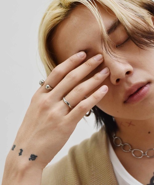 LHME（エルエイチエムイー）の「LHME ブランチリング/サージカルステンレス316L（金属アレルギー対応）（リング・レディース・シルバー/ゴールド・11号/9号/13号/15号）」の13枚目の写真