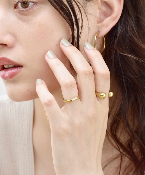 LHME（エルエイチエムイー）の「LHME ブランチリング/サージカルステンレス316L（金属アレルギー対応）（リング・レディース・シルバー/ゴールド・11号/9号/13号/15号）」の15枚目の写真