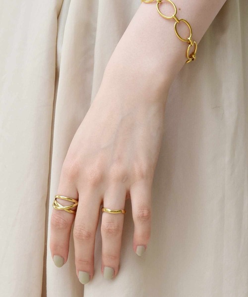 LHME（エルエイチエムイー）の「LHME ブランチリング/サージカルステンレス316L（金属アレルギー対応）（リング・レディース・シルバー/ゴールド・11号/9号/13号/15号）」の17枚目の写真