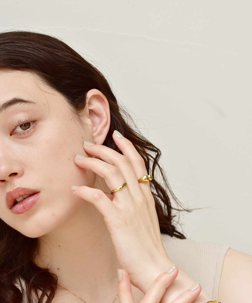 LHME（エルエイチエムイー）の「LHME ブランチリング/サージカルステンレス316L（金属アレルギー対応）（リング・レディース・シルバー/ゴールド・11号/9号/13号/15号）」の18枚目の写真